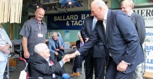 King Harald V at Shipyard, Norsk newspaper 5-22-15